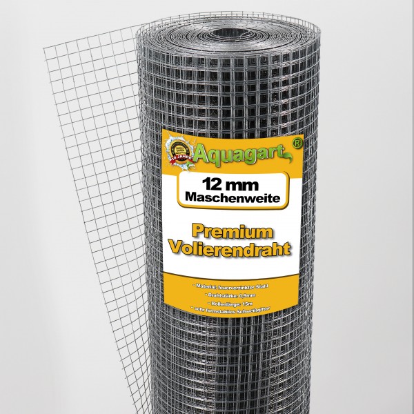 135 m x 1 m Aviary wire Wire mesh Welding grid Wire fencing Hot-dip galvanized